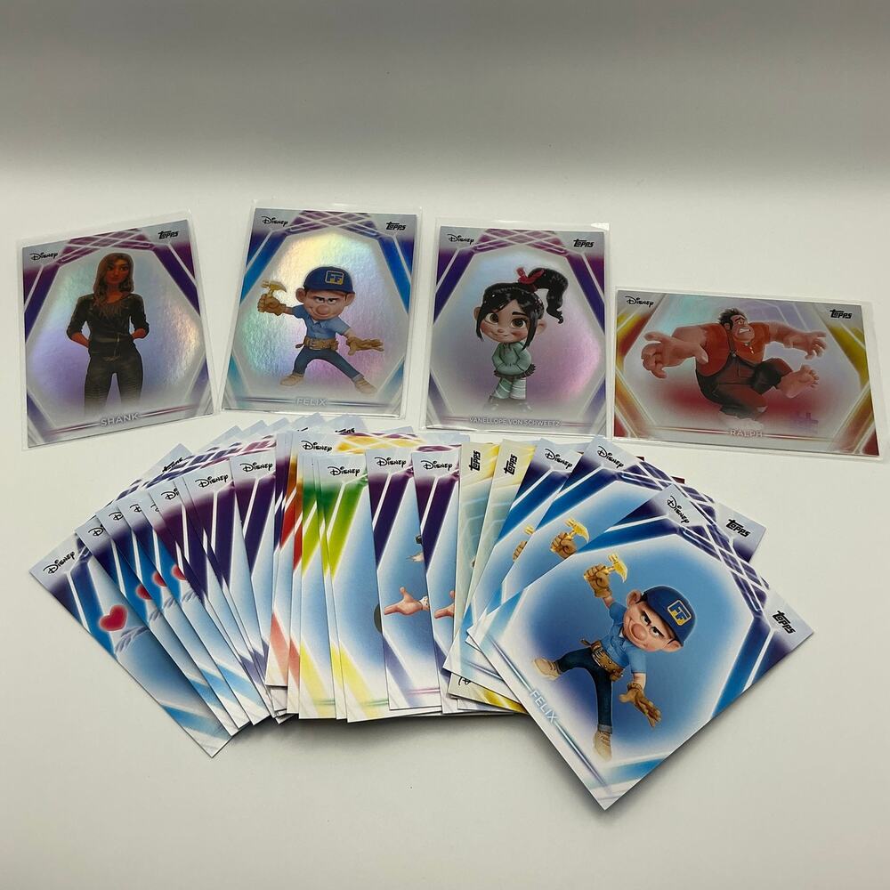 Topps Disney Wreck-It Ralph Card Lot Foil Parallels